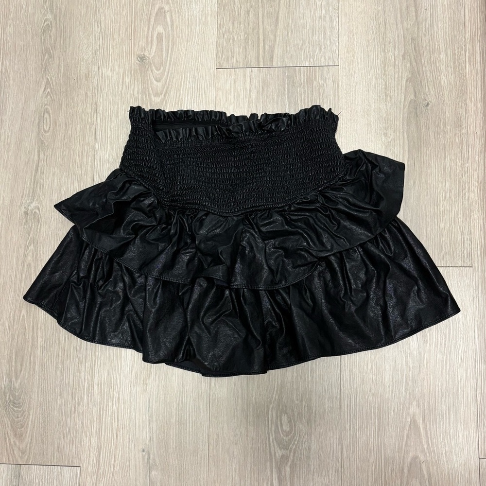 Black Ruffled Women's Skirt